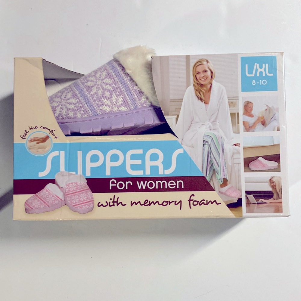 Blue Star Slippers for Women with memory foam